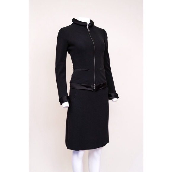 Jean Paul Gaultier A/W 99 Black Tube Jacket and Skirt Set - Picture 3 of 6